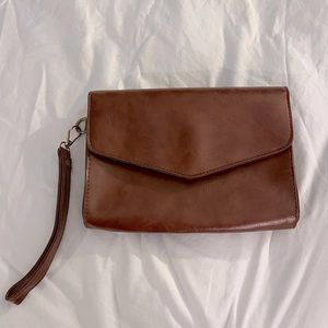 Brown Wristlet